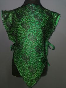 Kids Costumes to Hire - Green Bib - Alien